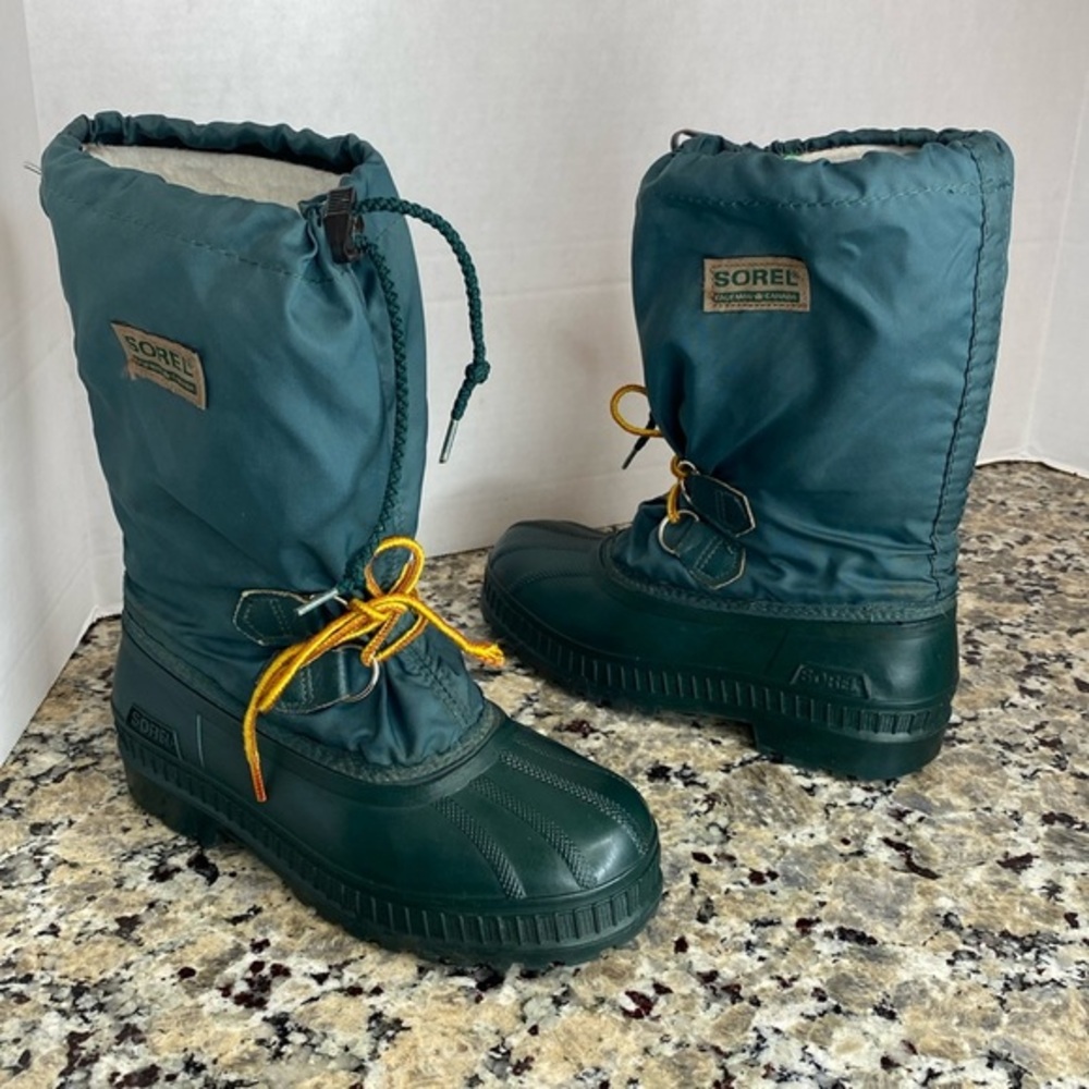 Sorel Kaufman Kids Snow Boots Youth 3 Insulated Removable Liners Girls Unisex